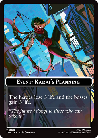 Event: Karai's Planning [Teenage Mutant Ninja Turtles Commander Tokens]