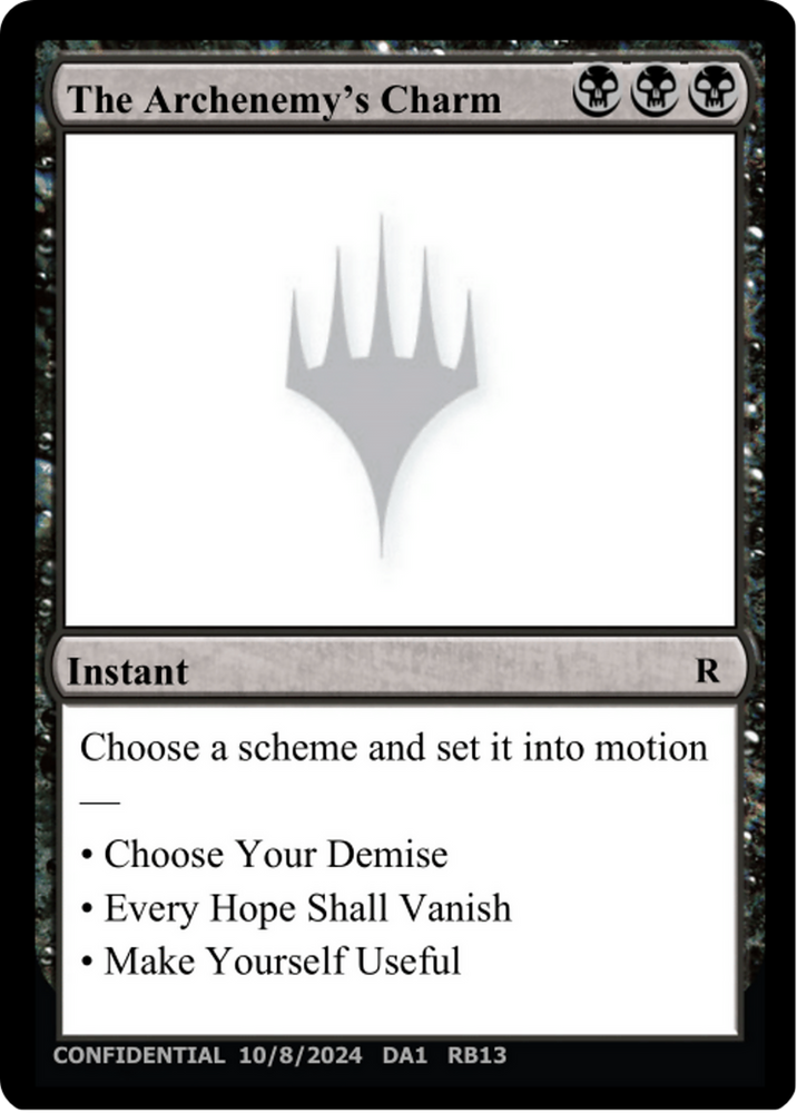 The Archenemy's Charm [Unknown Event]