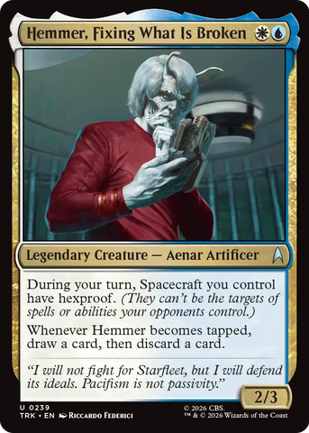 Hemmer, Fixing What Is Broken [Star Trek]
