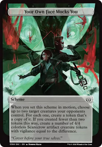 Your Own Face Mocks You (Full Art) [Duskmourn: House of Horror Commander]