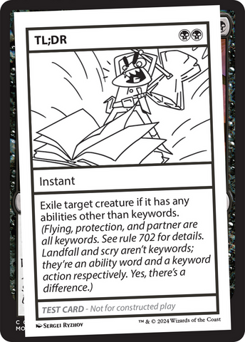 TL;DR [Mystery Booster 2 Playtest Cards]