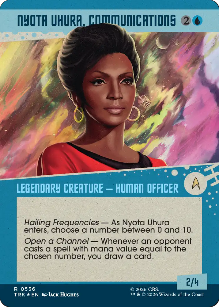 Nyota Uhura, Communications (Showcase) (Surge Foil) [Star Trek]