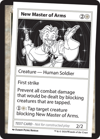 New Master of Arms [Mystery Booster 2 Playtest Cards]