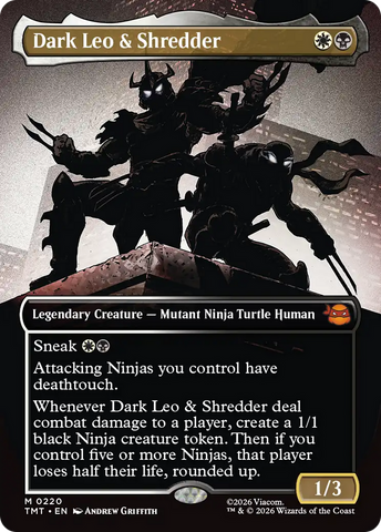 Dark Leo & Shredder (Borderless) [Teenage Mutant Ninja Turtles]