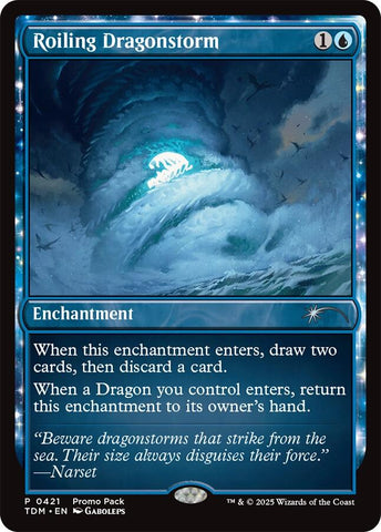 Roiling Dragonstorm (Promo Pack) [Tarkir: Dragonstorm Promos]