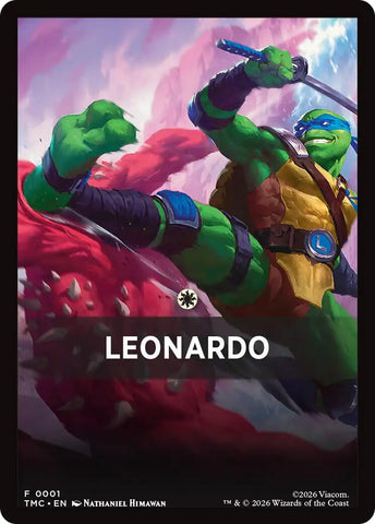 Leonardo Theme Card [Teenage Mutant Ninja Turtles Commander Tokens]