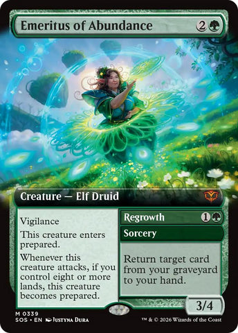Emeritus of Abundance (Extended Art) [Secrets of Strixhaven]