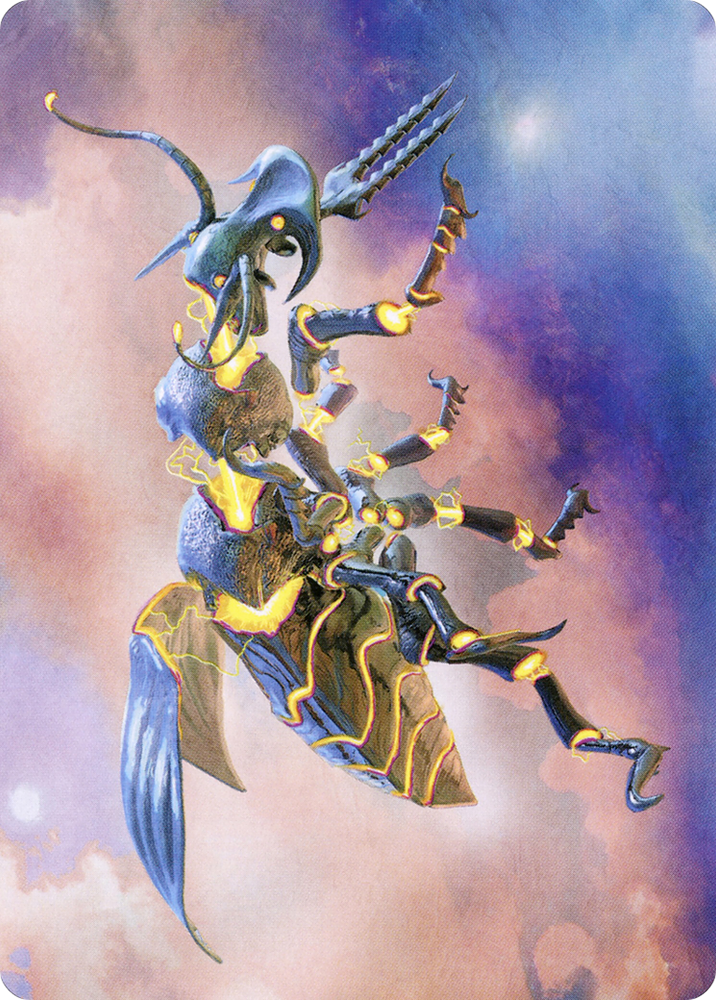 Zabaz, the Glimmerwasp Art Card [Modern Horizons 2 Art Series]