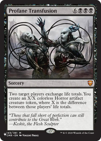 Profane Transfusion [The List]