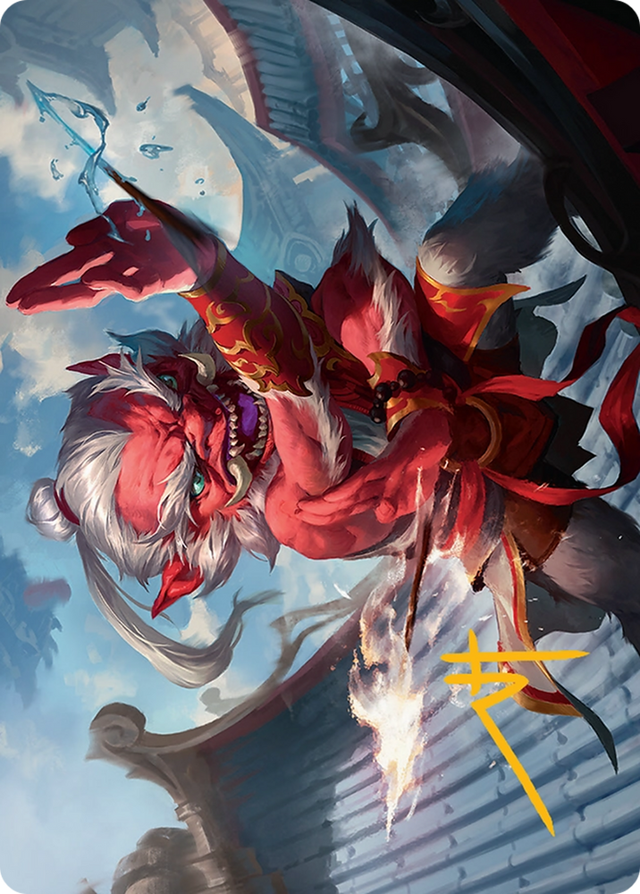 Devoted Duelist Art Card (15/54) [Tarkir: Dragonstorm Art Series]