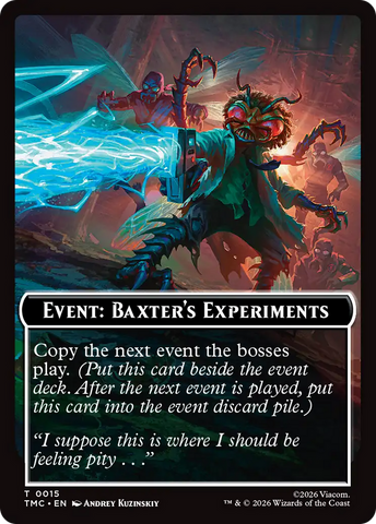 Event: Baxter's Experiments [Teenage Mutant Ninja Turtles Commander Tokens]