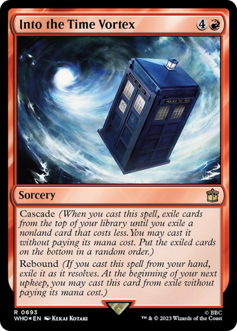 Into the Time Vortex (Surge Foil) [Doctor Who]