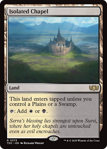 Isolated Chapel [Tarkir: Dragonstorm Commander]