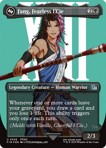 Fang, Fearless l'Cie (Borderless) (Surge Foil) [FINAL FANTASY]