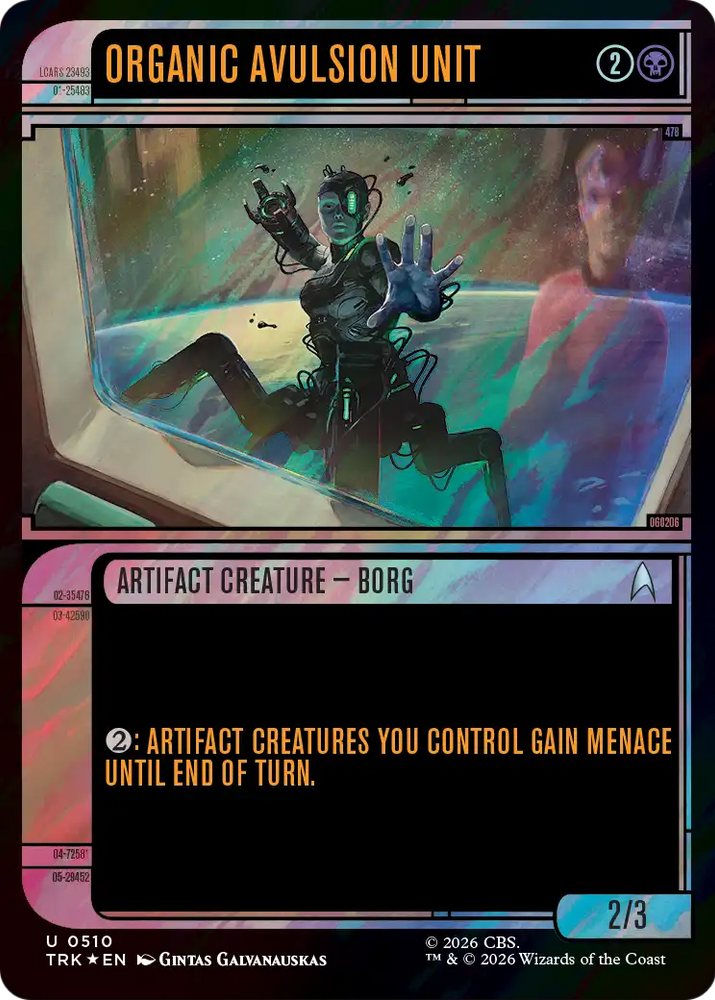 Organic Avulsion Unit (Showcase) (Surge Foil) [Star Trek]