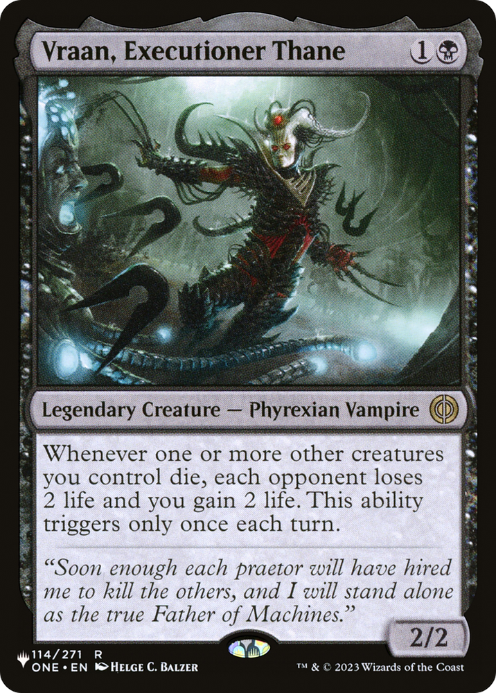 Vraan, Executioner Thane [The List]