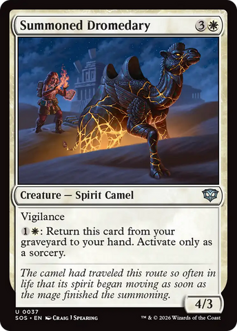 Summoned Dromedary [Secrets of Strixhaven]