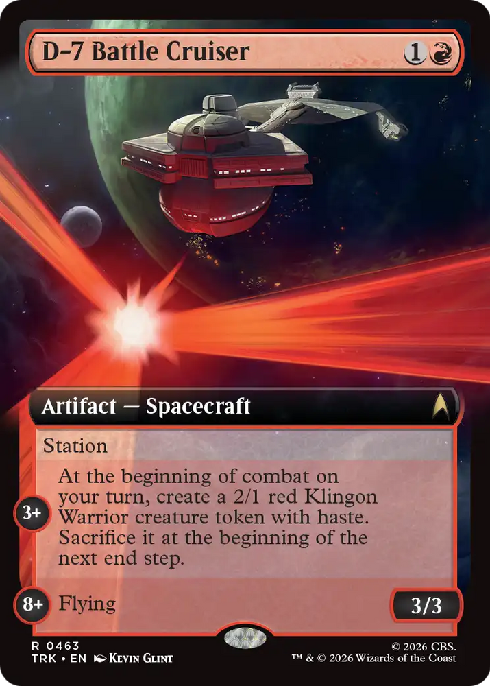 D-7 Battle Cruiser (Extended Art) [Star Trek]