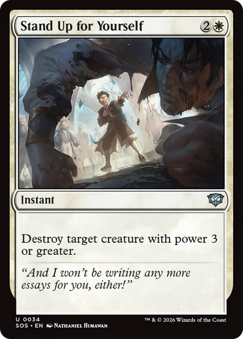 Stand Up for Yourself [Secrets of Strixhaven]