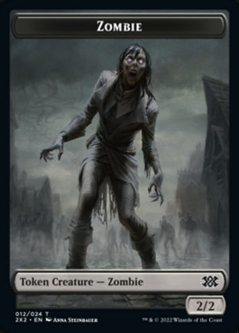 Zombie // Vampire Double-sided Token [Double Masters 2022 Tokens]