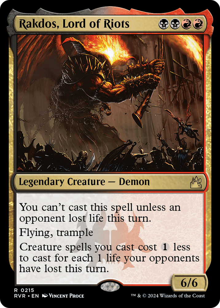 Rakdos, Lord of Riots [Ravnica Remastered]