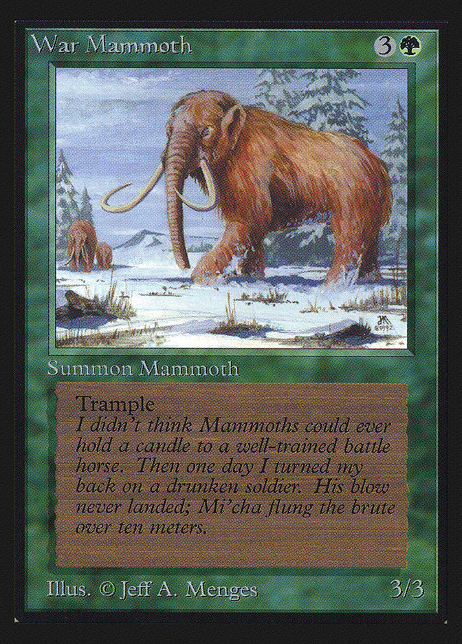 War Mammoth [International Collectors’ Edition]