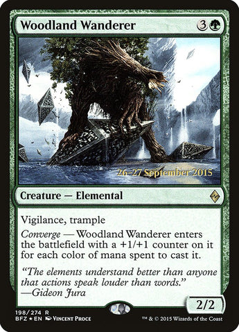 Woodland Wanderer [Battle for Zendikar Prerelease Promos]