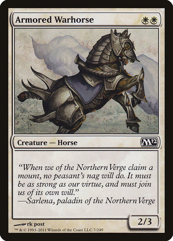 Armored Warhorse [Magic 2012]