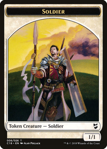 Angel // Soldier Double-sided Token [Commander 2018 Tokens]