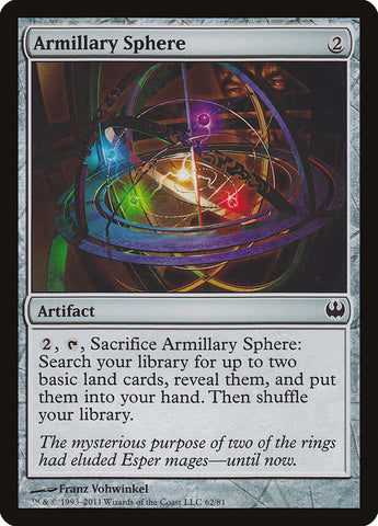 Armillary Sphere [Duel Decks: Knights vs. Dragons]