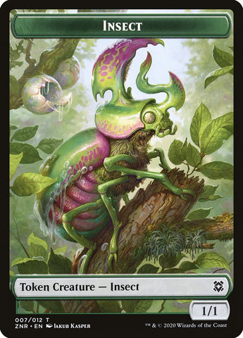 Drake // Insect Double-sided Token [Zendikar Rising Tokens]