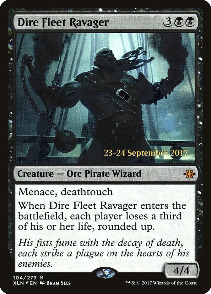 Dire Fleet Ravager [Ixalan Prerelease Promos]