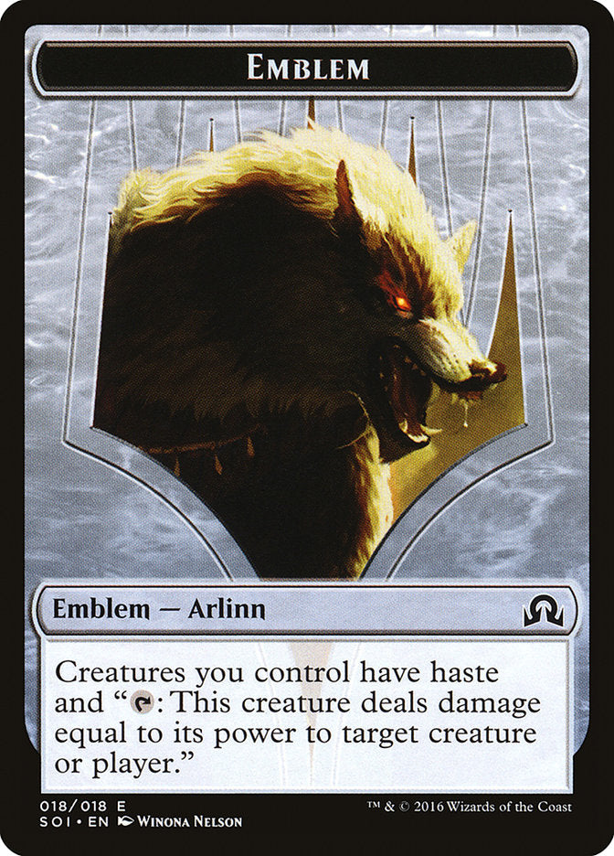 Arlinn Kord Emblem [Shadows over Innistrad Tokens]